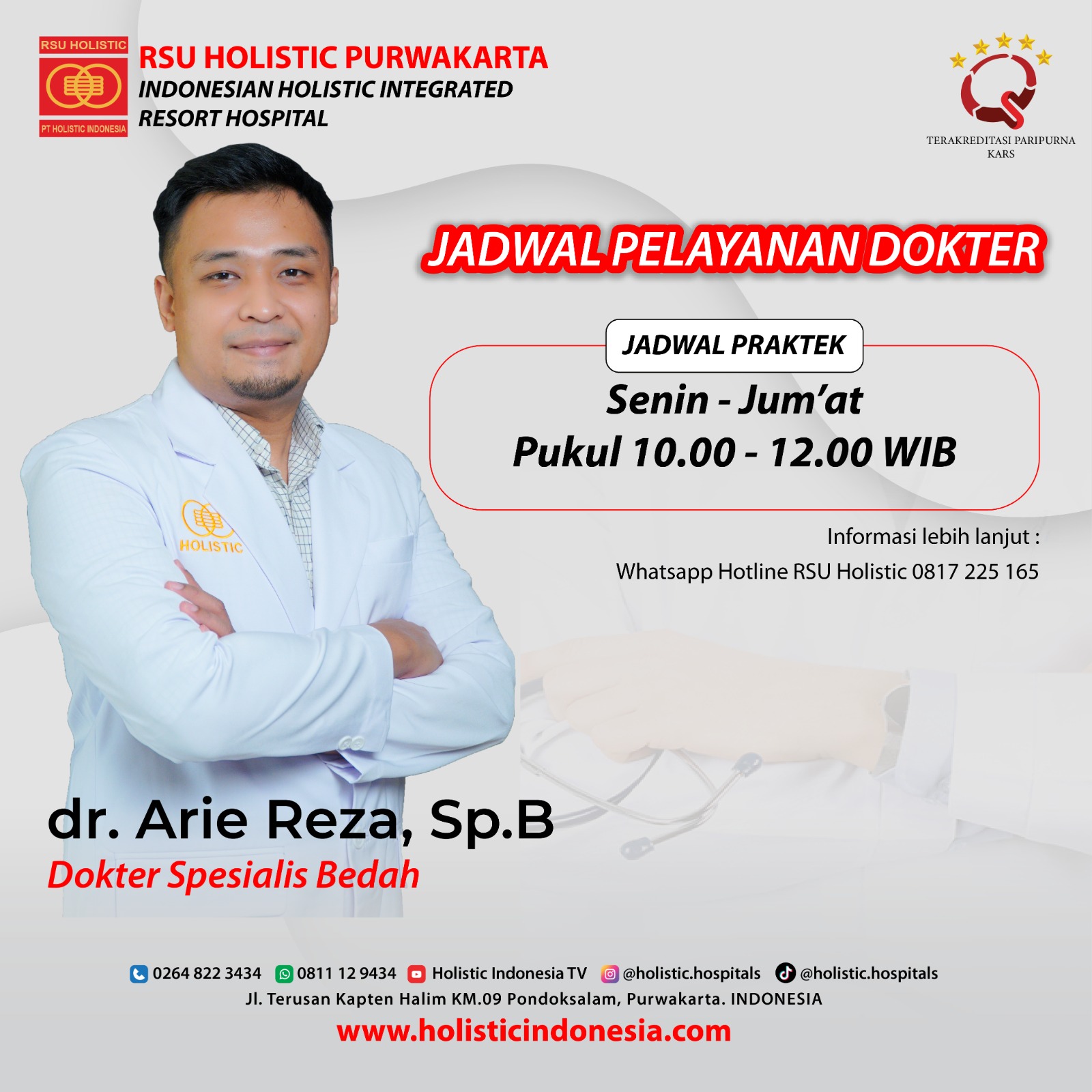 dr. Arie Reza, Sp. B
