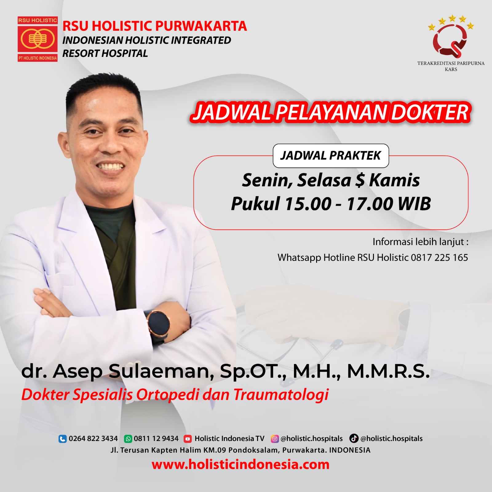 dr. Asep Sulaeman, Sp.OT., Μ.Η., M.M.R.S.